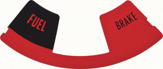 Speedometer Lamp Lens - Fuel & Brake Warning - 67 Camaro