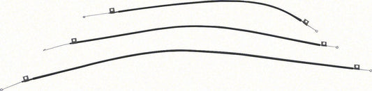 Heater Control Cables - 3-Piece Set for models without A/C - 67-68 Camaro Firebird
