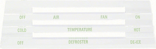 Heater Lens - Models without A/C - 67 Camaro Firebird