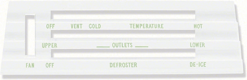 Heater Lens - Models with A/C - 67 Camaro Firebird