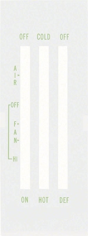 Heater Lens - Models without A/C - 69-74 Nova; 69 Camaro