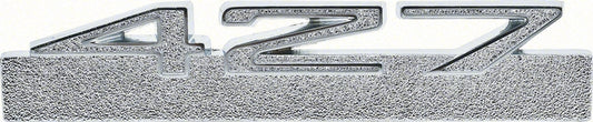 Fender & Hood Emblem - "427" with Bar (stud mounted) - 69 Nova Camaro Yenko