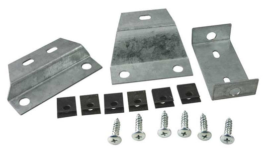 Console Mounting Brackets - 3 Piece Set - 4-Speed - 66-67 Chevelle El Camino