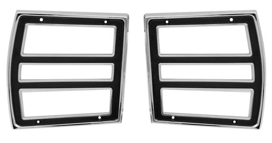 Tail Lamp Bezels - LH/RH Pair - 68 Dart