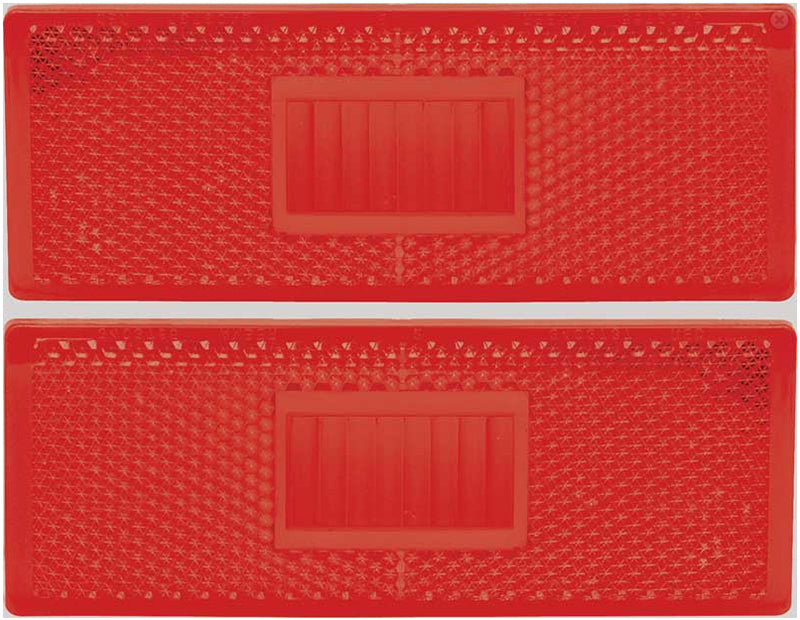 Side Marker Lamp Lenses - Rear - LH/RH Pair - 70-71 Duster; 70 GTX Road Runner