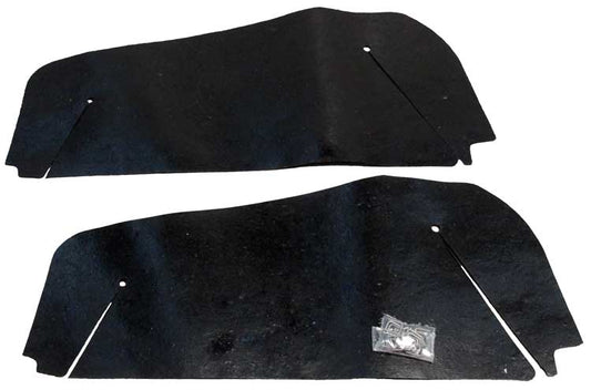 Inner Fender Dust Shield Set w Hardware - 70-72 Monte Carlo