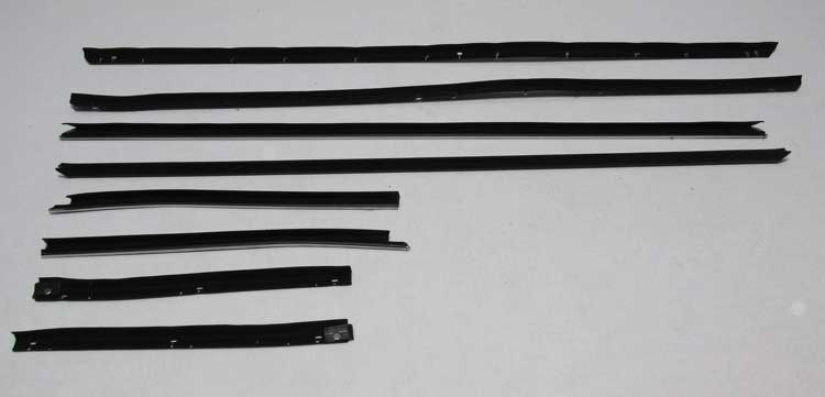Window Felts - Inner & Outer (8pcs) - 70-72 Monte Carlo w/ Special Belt Moldings