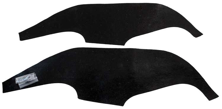 Inner Fender Dust Shield Set w Hardware - 70-72 Nova