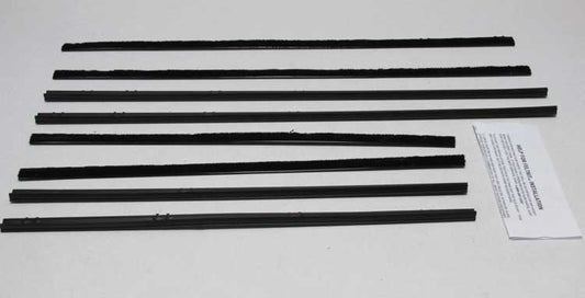 Window Felts - Inner & Outer (8pcs) - 62-65 Chevy II Nova 2DR Sedan (Post)