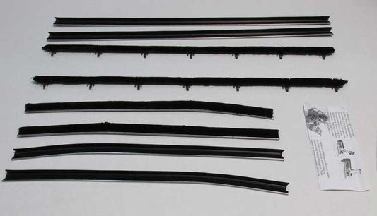 Window Felts - Inner & Outer (8pcs) - 68-72 Chevy II Nova 2DR