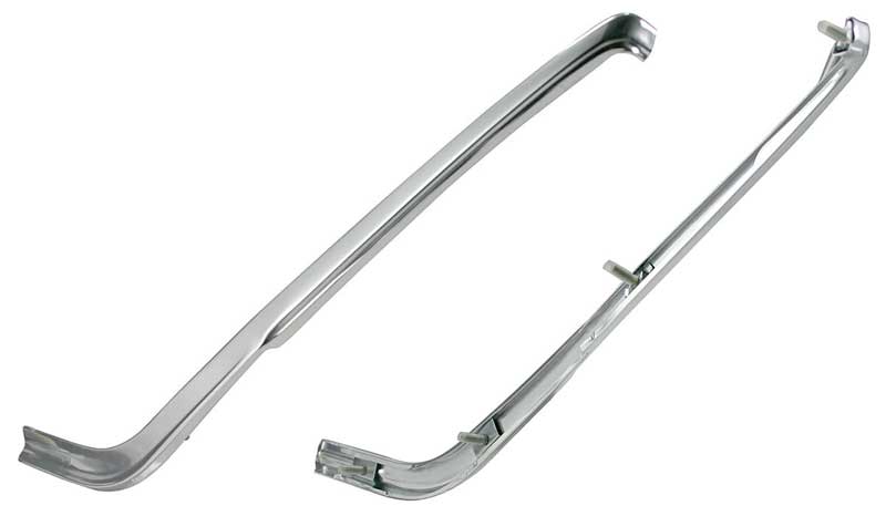 Fender Eyebrow Moldings - Pair - 69 Chevelle El Camino