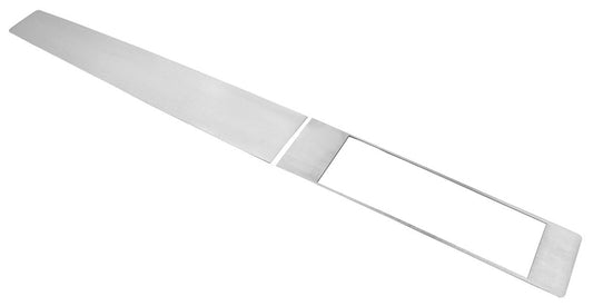 Console Insert Set - Aluminum - Automatic - 68-72 Chevelle El Camino