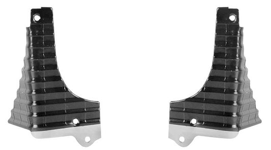 Outer Grille Extensions - LH/RH Pair - 68 Chevelle El Camino