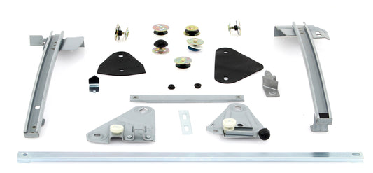Door Window Mounting Kit w/ Tracks & Sash - LH - 68-69 Camaro Firebird