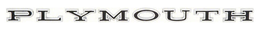 Hood & Trunk Letters - "PLYMOUTH" - 66-71 Plymouth A & B-Bodies