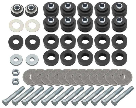 Body & Radiator Support Bushing Set w/ Hardware - 64-67 Chevelle Cutlass Coupe; El Camino