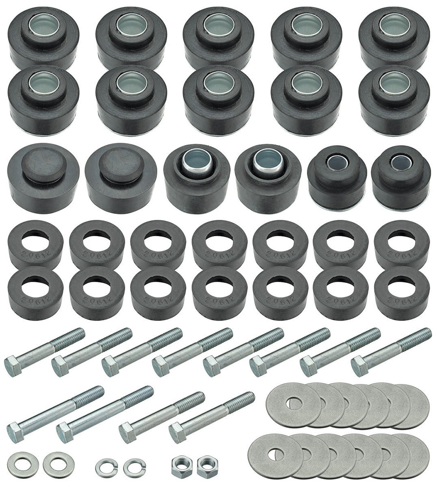 Body & Radiator Support Bushing Set w/ Hardware - 70-72 Monte Carlo