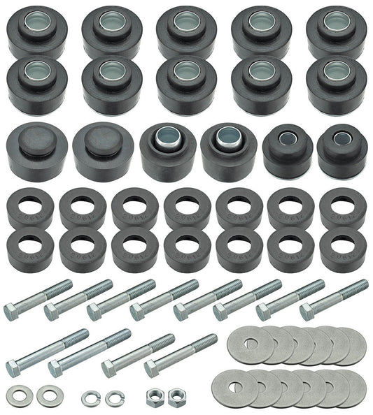 Body & Radiator Support Bushing Set w/ Hardware - 70-72 Monte Carlo