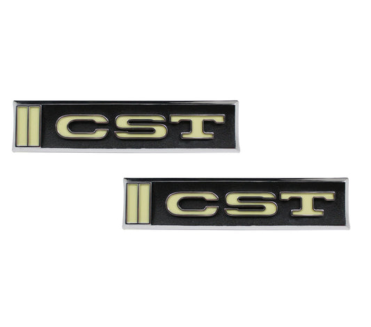 Door Emblems - &quotCST" - Pair - 69-72 Chevy K5 Blazer