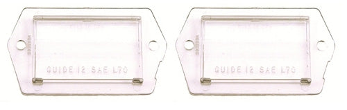 License Lamp Lens - Pair - 70-73 Camaro