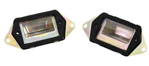 License Lamp Assembly - Pair - 70-73 Camaro