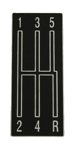 Console Shift Plate Emblem - 5 Speed - 68-69 Camaro