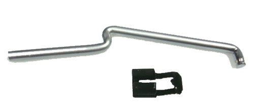 Door Lock Rod with Clip - LH or RH - 70-81 Camaro Firebird