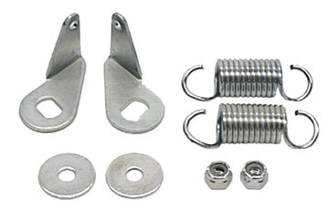 Headlamp Bellcrank End Brackets - 9 Piece Set with Springs - 68 Camaro (Rally Sport)