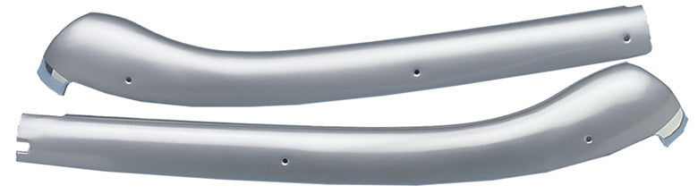 Header Moldings - Satin Finish - LH/RH Pair - 68-69 Camaro Firebird Convertible