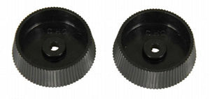 Radio Knobs - 2 Piece Set - Black Inner (Tone & Fader) - 67-68 Chevelle El Camino; 67-68 Camaro