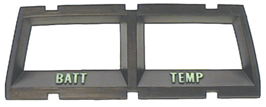 Console Gauge Battery & Temp Bezel - 68-69 Camaro