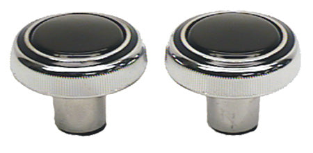Radio Knobs (2pcs) - Inner (Volume & Tuner) - 69-70 Nova Chevelle Camaro Impala