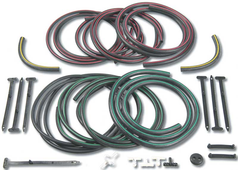 Headlamp Vacuum Hose Set - Color Coded - 68 Camaro (Rally Sport)