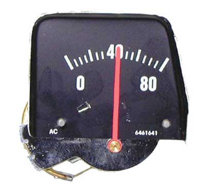 Console Oil Gauge Assembly - Black - 68-74 Chevy II Nova