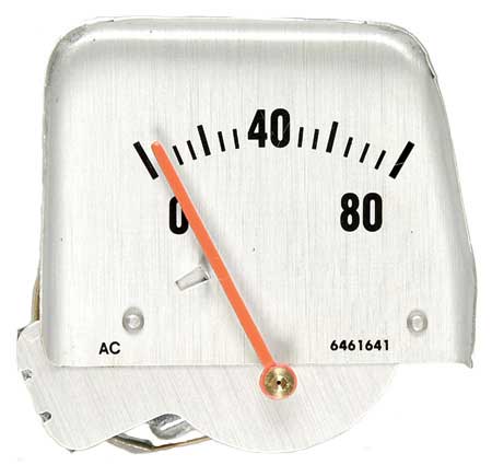 Console Oil Gauge Assembly - Silver - 68-69 Camaro