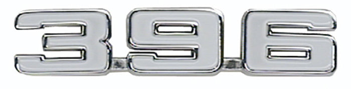 Fender Emblem - "396" - LH or RH - 69 Camaro