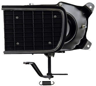 Headlamp Assembly w/ Black Door - LH - 68 Camaro (Rally Sport)