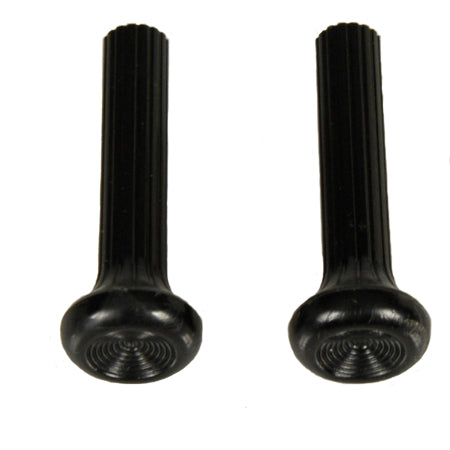 Dash Side Vent Black Pull Knobs - LH/RH Pair - 68 Camaro Firebird