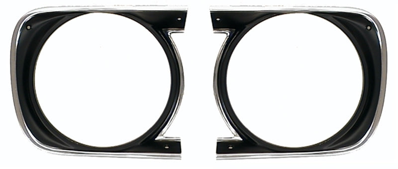 Headlamp Bezels - Pair - 68 Camaro (Standard)