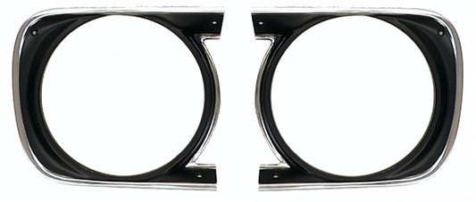 Headlamp Bezels - Pair - 68 Camaro (Standard)
