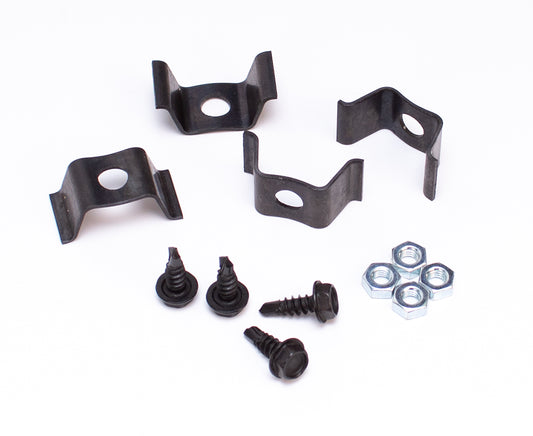 Forward Console Plate & Gauge Mounting Bracket Set (12pcs) - 67-74 Chevy II Nova; 71-74 Ventura; 74 GTO