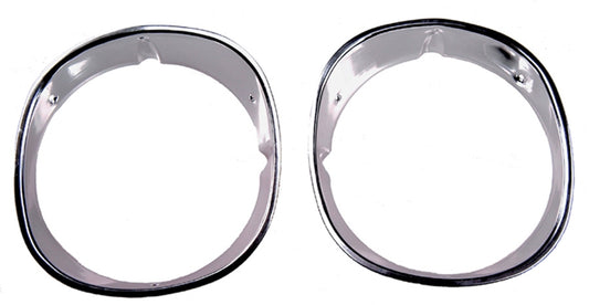 Headlamp Bezels - Pair - 70-73 Camaro
