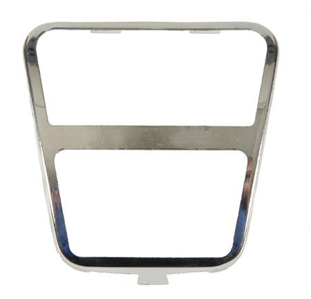 Clutch Pedal Trim - Stainless - 72-81 Camaro; 73-81 Firebird; 73-79 Nova