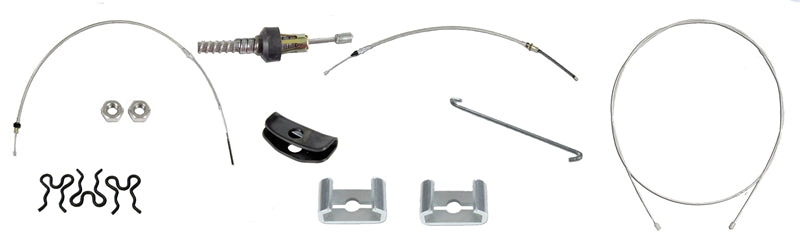 Parking Brake Cable Kit - All Cables with Hardware - 67-69 Camaro Firebird