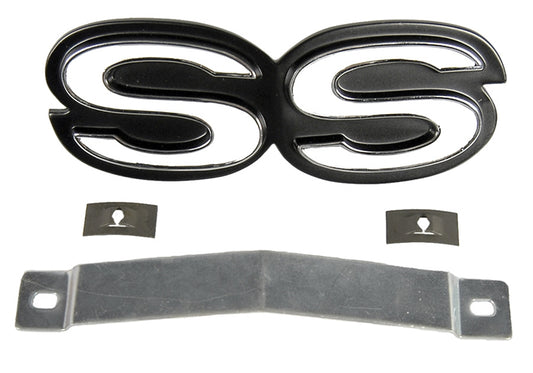 Grille Emblem - "SS" - 67-68 Camaro SS; 68-69 Chevy II Nova SS