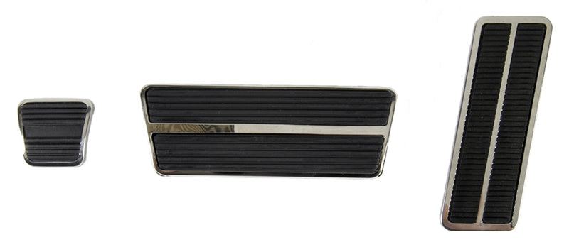 Pedal Pad & Trim Kit - Automatic Transmission with Standard Brakes - 69-81 Camaro; 69-74 Nova; 70-81 Firebird