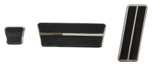Pedal Pad & Trim Kit - Automatic Transmission with Standard Brakes - 69-81 Camaro; 69-74 Nova; 70-81 Firebird