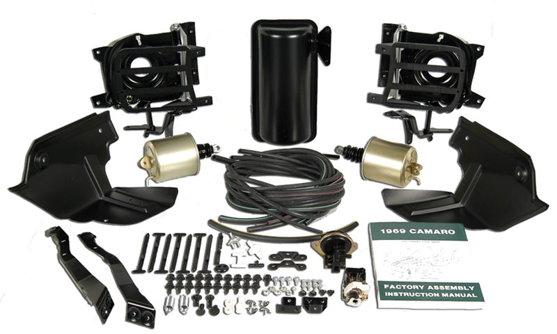 Headlamp System Kit - 69 Camaro Rally Sport