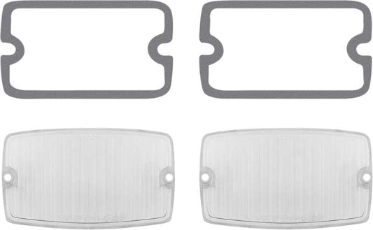 Park Lamp Lenses - with Gaskets - 4pc Set - 73-76 Plymouth A-Body