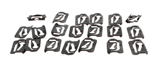 Windshield Molding Clip Set - Upper & Sides (32pcs) - 68-74 Chevy II Nova; 71-74 Ventura w/ Vinyl Top